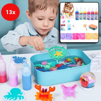 Kit per la creazione di giocattoli in gel d'acqua - 13 pezzi | GELPLI